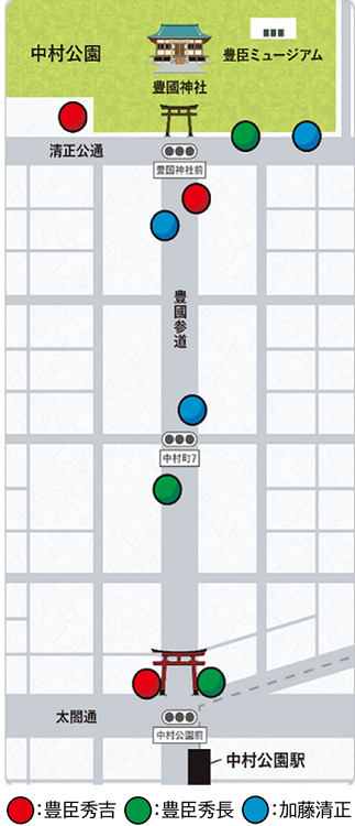 マンホール設置場所の地図